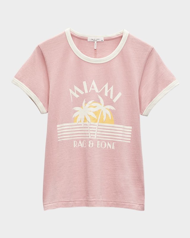 Miami Boxy Ringer T